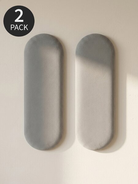 Sinsay - Тапицирани стенни панели 2 pack - Светло сиво