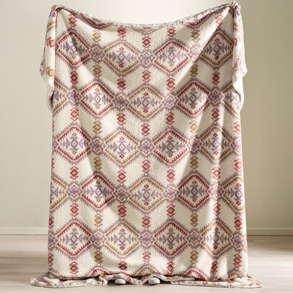 Одеяло в естествен цвят 240x200 cm Navajo Fleece – Catherine Lansfield
