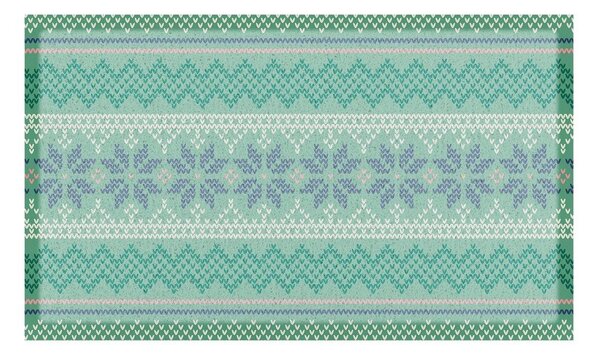 Изтривалка от рециклирана пластмаса 40x70 cm Fair Isle – Artsy Doormats