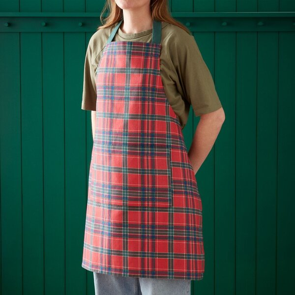 Памучена престилка с коледен мотив Christmas Tartan Check – Catherine Lansfield