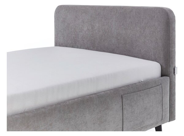 Сиво детско легло 120x200 cm без ламелно дъно Cosy – Meise Möbel