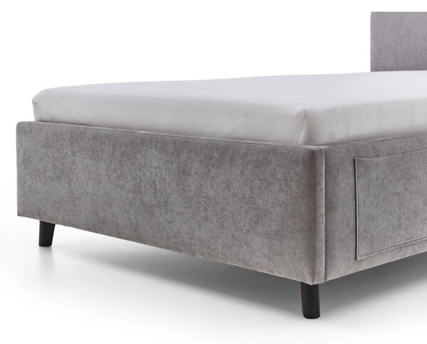 Сиво детско легло 120x200 cm без ламелно дъно Cosy – Meise Möbel