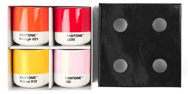 Порцеланови чаши в комплект 4 бр. за еспресо 100 ml Macchiato – Pantone