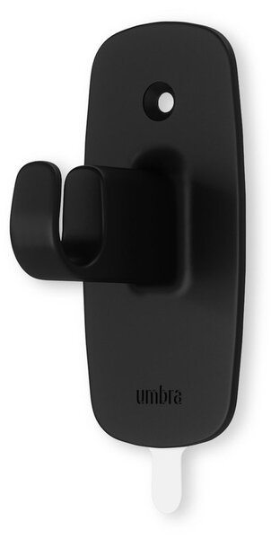 Матово черно стоманен разширяем прът за завеси 40 - 71 cm Adhera – Umbra