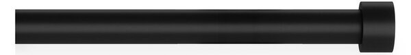 Матово черно стоманен разширяем прът за завеси 40 - 71 cm Adhera – Umbra