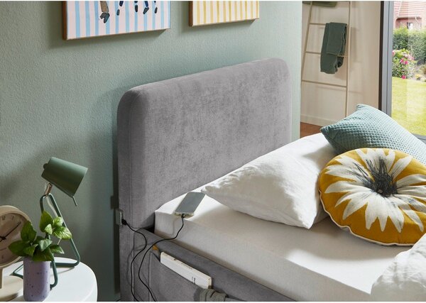 Сиво детско легло 90x200 cm без ламелно дъно Cosy – Meise Möbel