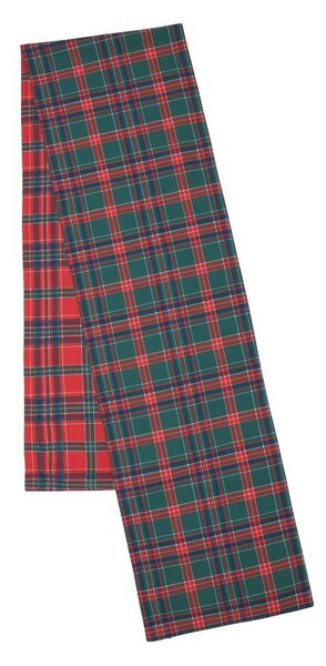 Памучна покривка с коледен мотив 220x32 cm Christmas Tartan Check – Catherine Lansfield