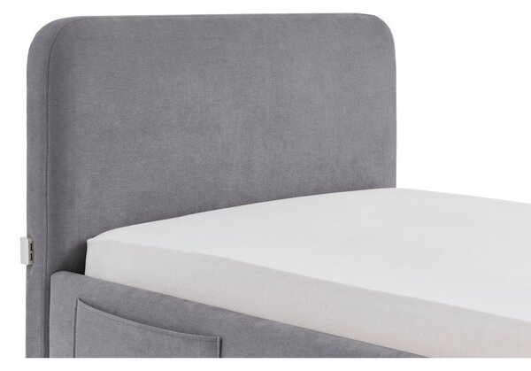 Сиво детско легло 90x200 cm без ламелно дъно Cosy – Meise Möbel