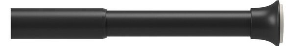 Матово черно прът за душ завеса 106 - 182 cm Chroma – Umbra