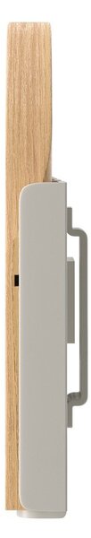 Бежова/в естествен цвят стоманена стенна закачалка 43 cm Saloon – Umbra