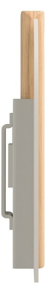 Бежова/в естествен цвят стоманена стенна закачалка 43 cm Saloon – Umbra