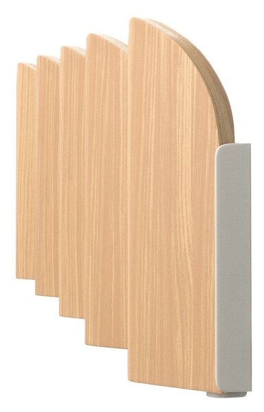 Бежова/в естествен цвят стоманена стенна закачалка 43 cm Saloon – Umbra