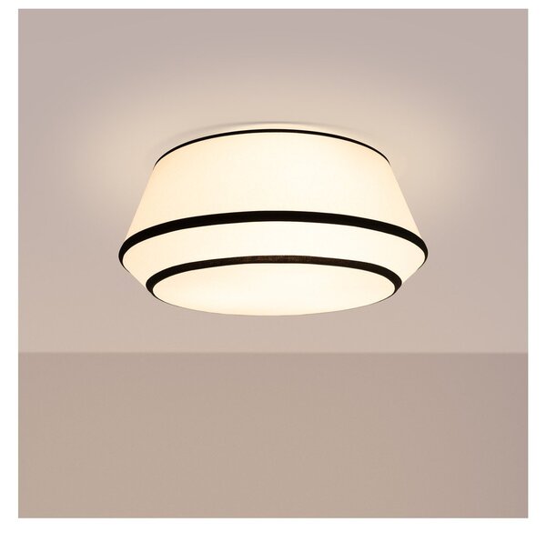 Бяло хартиено осветително тяло за таван ø 50 cm TOP – Thoro