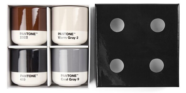 Порцеланови чаши в комплект 4 бр. за еспресо 100 ml Macchiato – Pantone