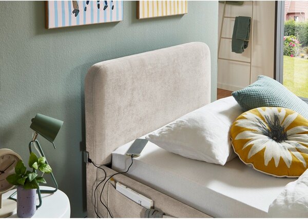 Бежово детско легло 90x200 cm без ламелно дъно Cosy – Meise Möbel
