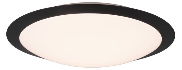 Матово черно LED осветително тяло за таван ø 42 cm Umberto - Trio