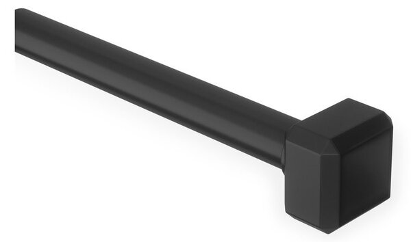 Матово черно стоманен разширяем прът за завеси 107 - 305 cm Geo – Umbra