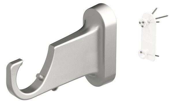 Стоманен разширяем прът за завеси в матово сребрист цвят 107 - 305 cm Geo – Umbra