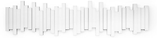 Бяла пластмасова стенна закачалка 72 cm Sticks – Umbra