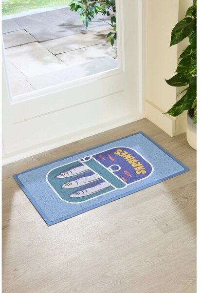 Изтривалка от рециклирана пластмаса 40x70 cm Sardine Tin – Artsy Doormats