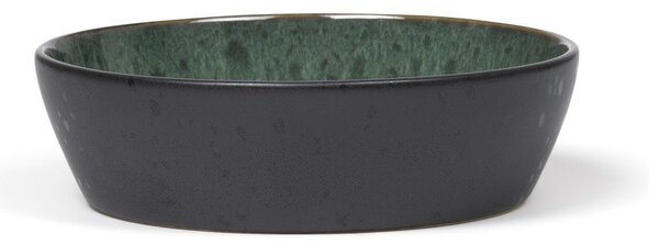 Зелена/черна глинена купичка Gastro Green/Black – Bitz