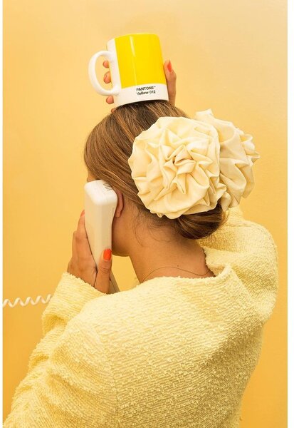 Жълта порцеланова чаша 375 ml Yellow 012 – Pantone