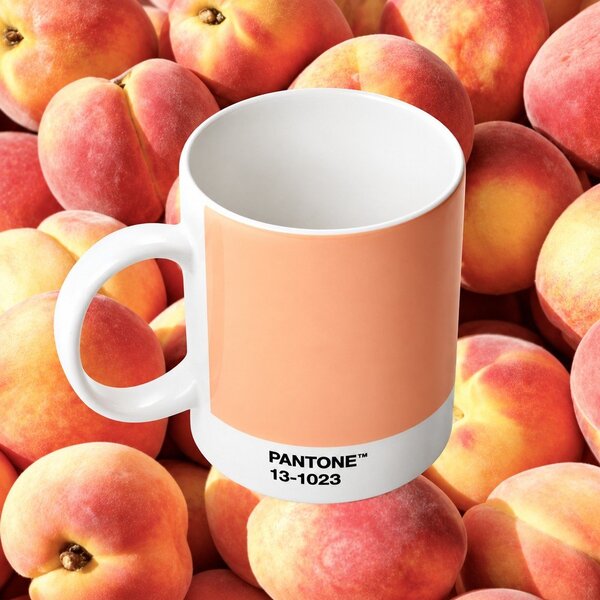 Прасковена порцеланова чаша 375 ml Peach Fuzz 13-1023 – Pantone