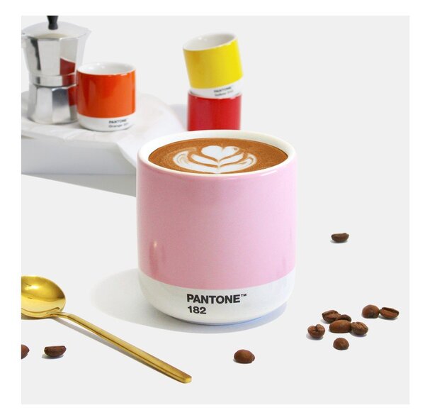 Светлорозова порцеланова чаша за капучино 175 ml Light Pink 182 – Pantone