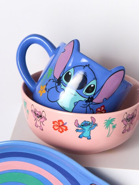 Sinsay - Керамична чаша Stitch - многоцветен