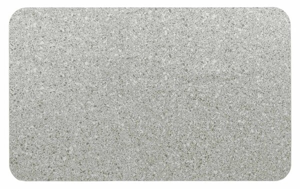 Сив килим за баня 50x80 cm Granite – douceur d'intérieur