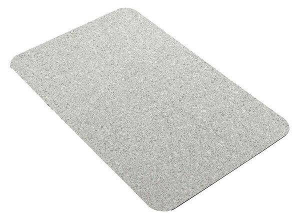 Сив килим за баня 50x80 cm Granite – douceur d'intérieur