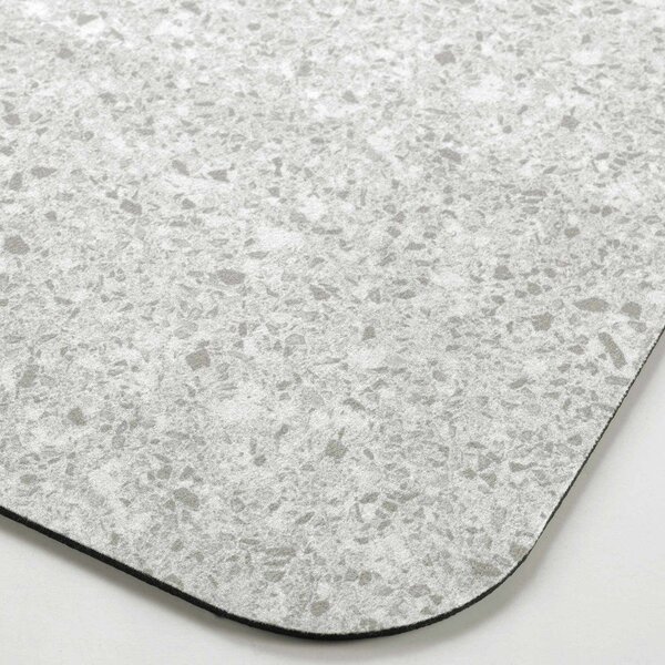 Сив килим за баня 50x80 cm Granite – douceur d'intérieur