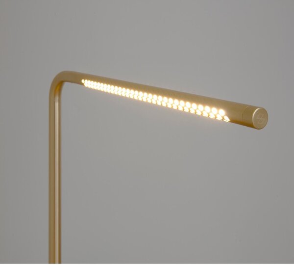LED затъмняваща се подова лампа в месингов цвят (височина 142,5 cm) Omni Floor – UMAGE