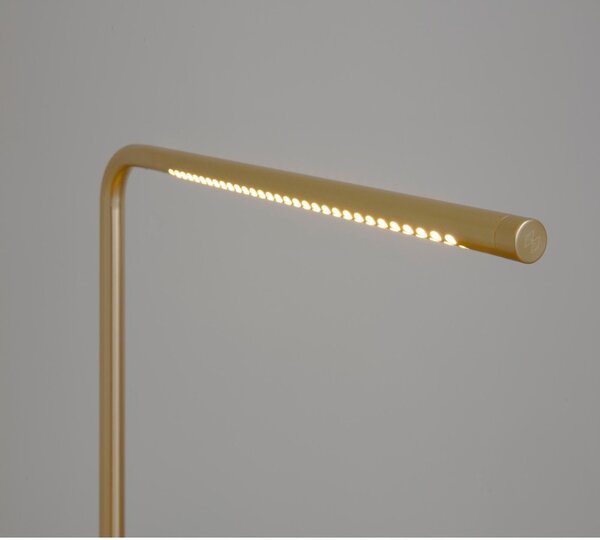 LED затъмняваща се подова лампа в месингов цвят (височина 142,5 cm) Omni Floor – UMAGE