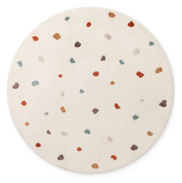 Кремав детски килим ø160 cm Funny Dots – Hanse Home