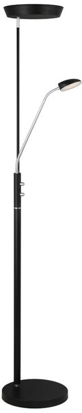 Halo Design 716067- димируема LED подова лампа VEGAS LED/20W/230V + LED/5W черна/хром