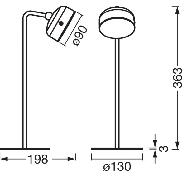 Osram - LED регулируема презареждаема настолна лампа 3 в 1 DECOR HELPER LED/1,8W/5V бяла