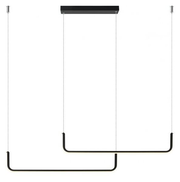 LED полилей на кабел MALAWI 2xLED/20W/230V 3000/4000/6000K черен