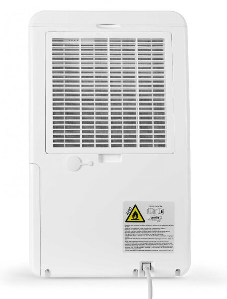 Влагоуловител за бани Woods MDK11, 2 скорости, До 40 м2, 108 м3, 2 л, 20л/24ч, Хидростат, 44 dB, IPX1, Бял