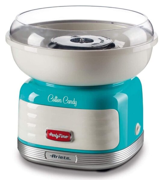 Машина за захарен памук Ariete COTTON CANDY PARTY TIME 2973/01, 450W, Вграден дозатр, Тюркоаз