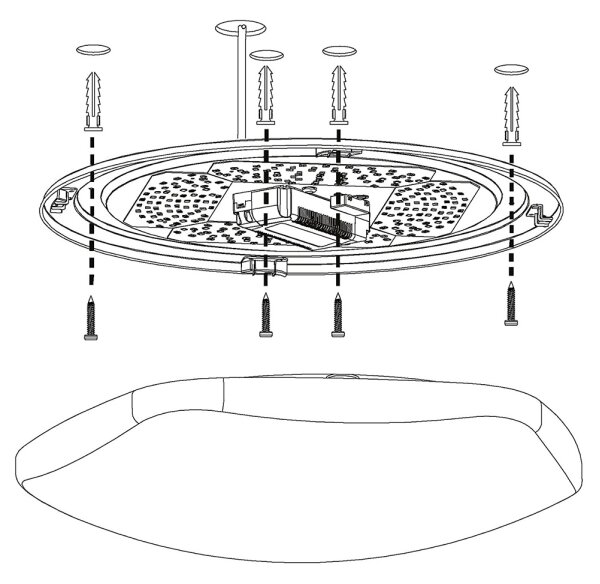 Eglo 97921 - LED RGB димируемо таванно осветително тяло TOTARI-C LED/34W/230V + дистанционно управление