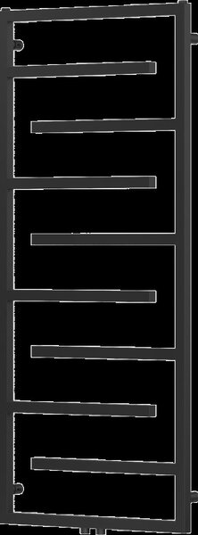 Mexen Orlando декоративен радиатор 1380 x 600 mm, 445 W, черен - W207-1380-600-00-70