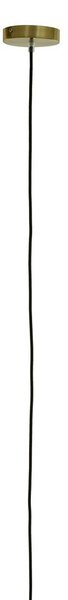 Висящо осветително тяло бронзово със стъклен абажур ø 48 cm Medina – Light & Living