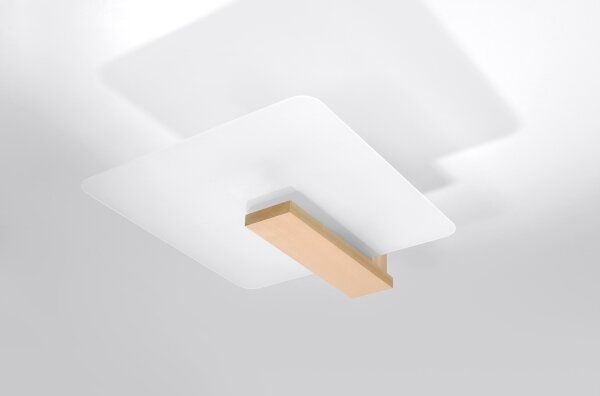 Sollux SL.1095 - Таванно осветително тяло LAPPO 2xE27/15W/230V бежово