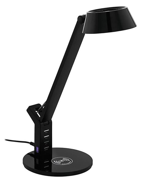 Eglo 99832 - Сензорно димируема LED настолна лампа BANDERALO LED/4,8W/230V черна