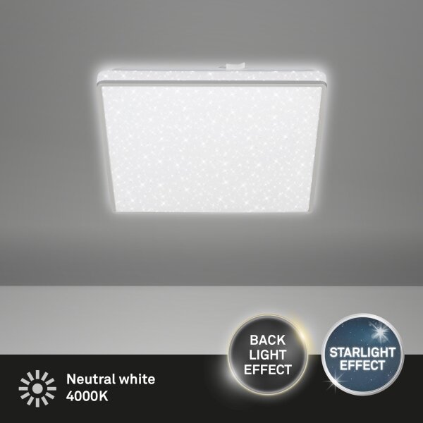 Briloner 3748-414 - LED Плафониера LINO LED/15W/230V матов хром
