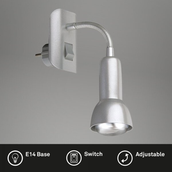 Briloner 2739-014P - Лампа с щепсел 1xE14/25W/230V