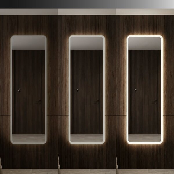 Огледало LED 150x50cm MOL-SQ