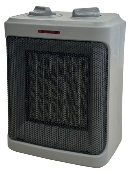 Керамична вентилаторна печка Oliver Voltz OV51970H, 1500W, 3 режима, 2 темп. настройки, Термостат, Защита при преобръщане, Сив