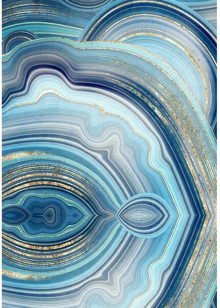 Сини килими за баня в комплект от 2 бр. 60x100 cm – Foutastic